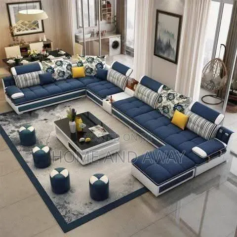 Lavender 10 Seaters U Sofa Package in Any Colour From 3,000,000/-