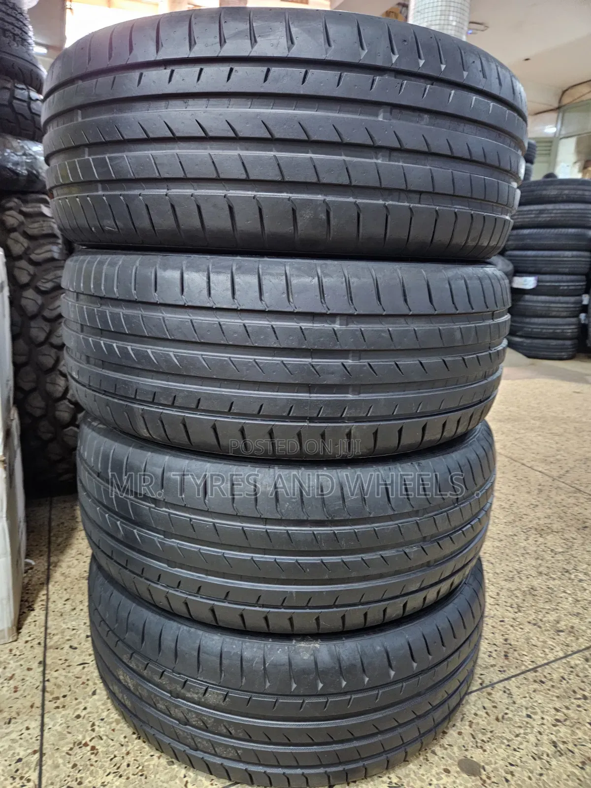 215 55 R17 Linglong Used Only 2days You Can Even Zoom Them and See.