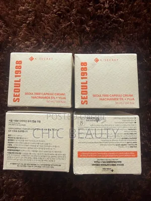 Seoul 1988 Capsule Cream Niacinamide 5% + Yuja 50ml