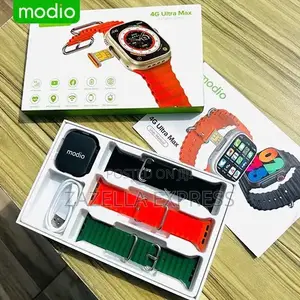 Modio Sm07 Smartwatch With 1.5 Inch Sim Card Slot 3 Pair Straps