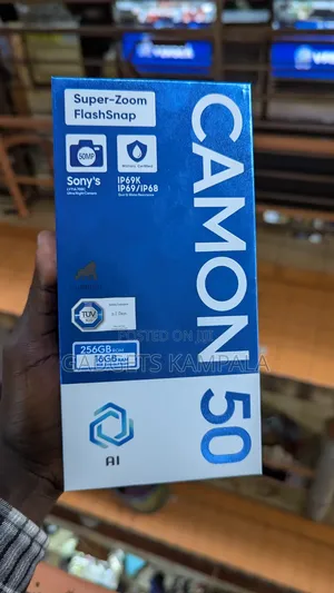 New Tecno Camon 50 256 GB Black