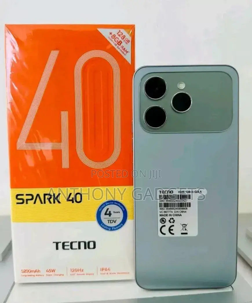 New Tecno Spark 40 256 GB Green