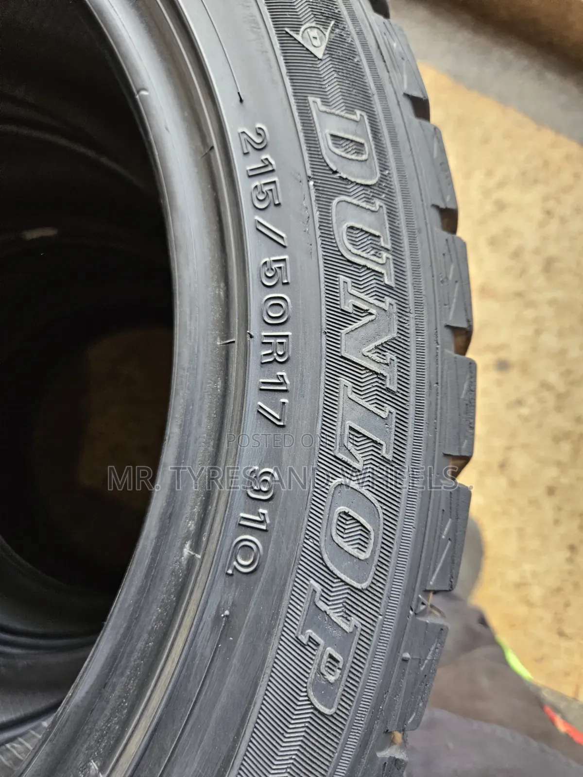 215 50 R17 Dunlop Available in Stock at a Cheaper Price Let It Be U.