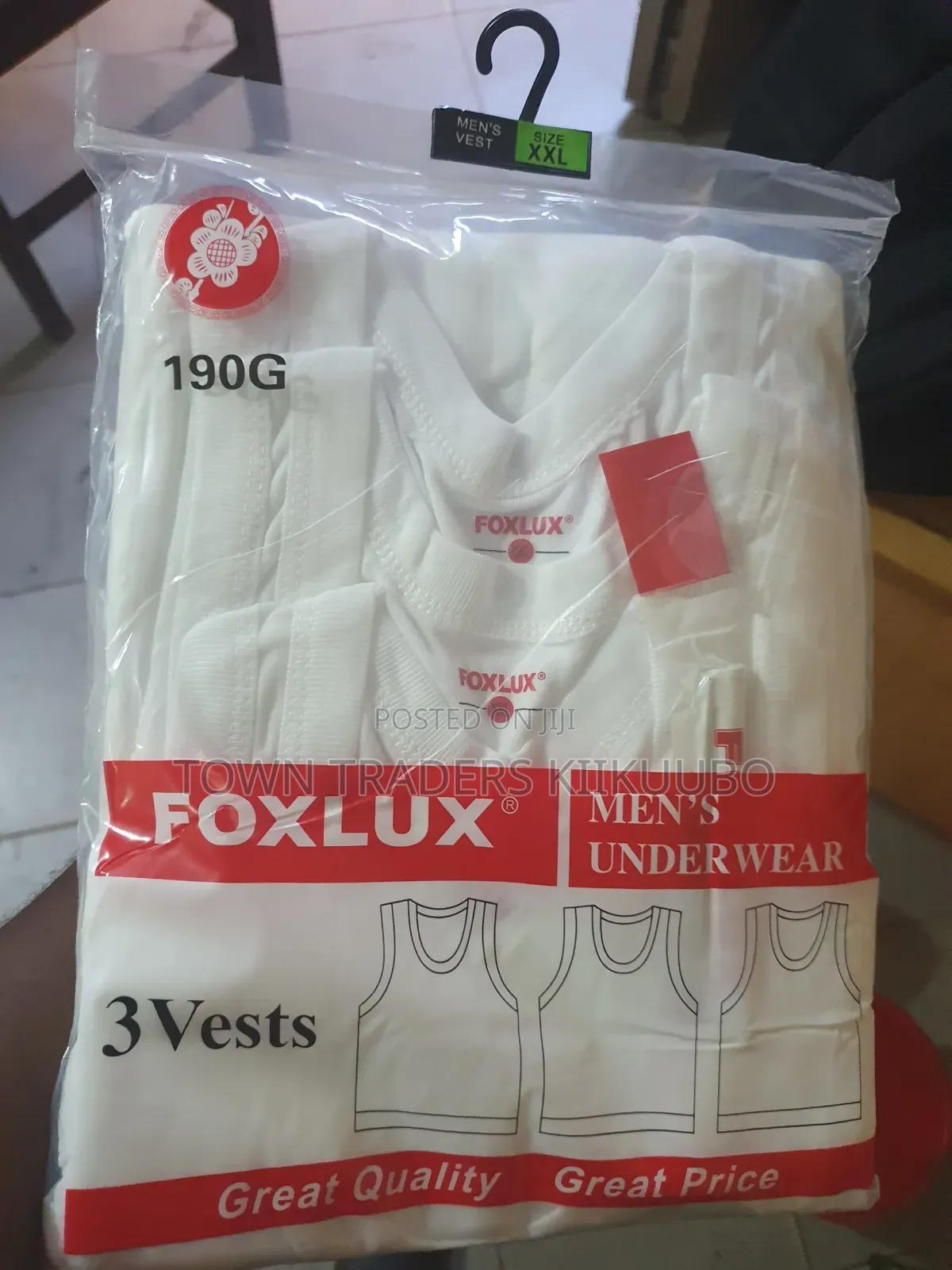 XXL Vest 100% Cotton