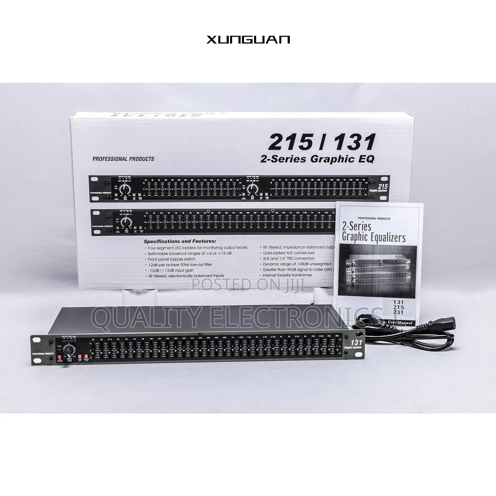 Audio Equalizer Eq-215 Dual Channel 15 Band