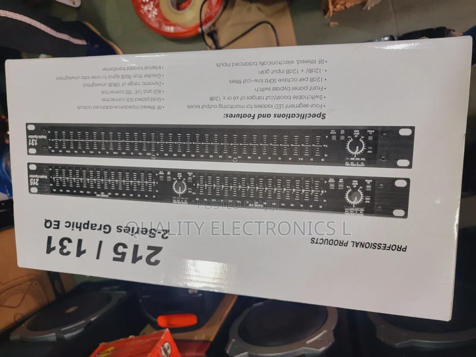 Audio Equalizer Eq-215 Dual Channel 15 Band