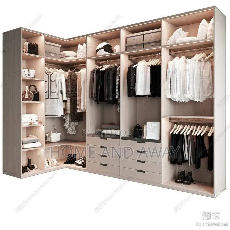 All Types of Wardrobe Closets in Any Colour From 870,000/- Per Meter