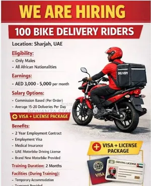 Motorcycle Delivery Riders