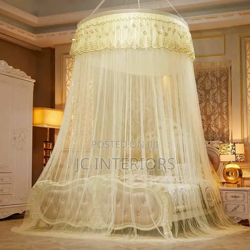 Round Mosquito Nets, Different Colours Available 4x6, 5x6 and 6x6