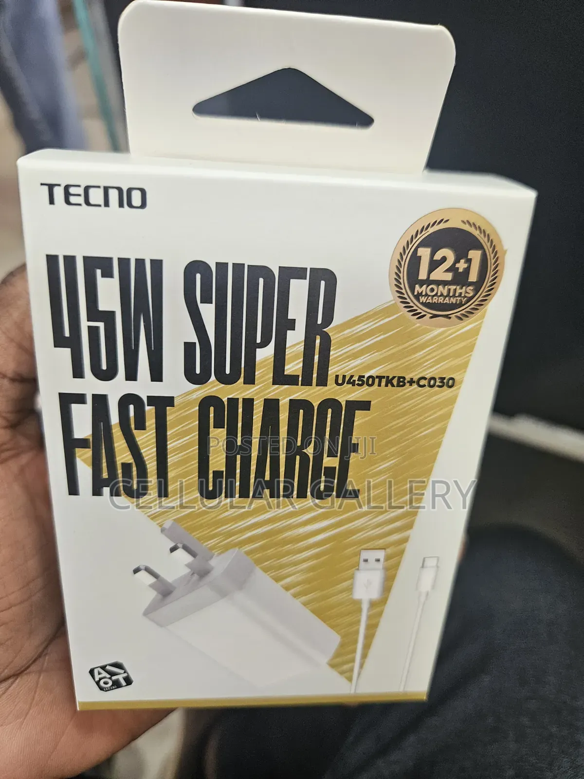 Tecno Type-C 45w Super Fast Charger