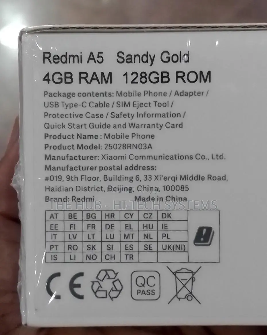New Xiaomi Redmi A5 4G 128 GB Red
