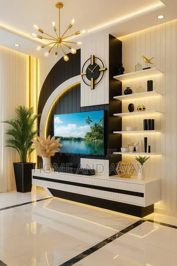 Smart Mini Wall Unit Tv Stands From 2,000,000/- In Any Colour