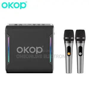 Okopo Karaoke Bt Speaker With 2 Microphones