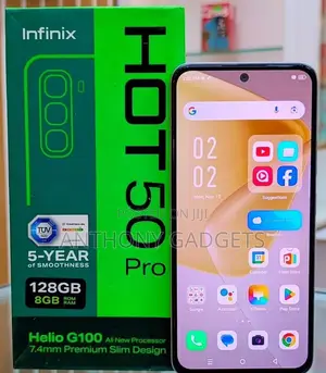 New Infinix Hot 50 Pro 256 GB White
