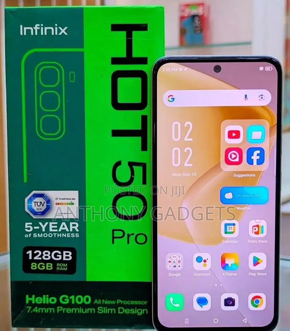 New Infinix Hot 50 Pro 256 GB White
