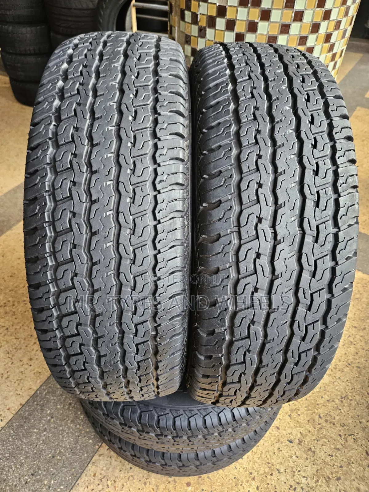 265 70 R16 MRF Used Only 3days Then We Changed Everything Plus Rims So
