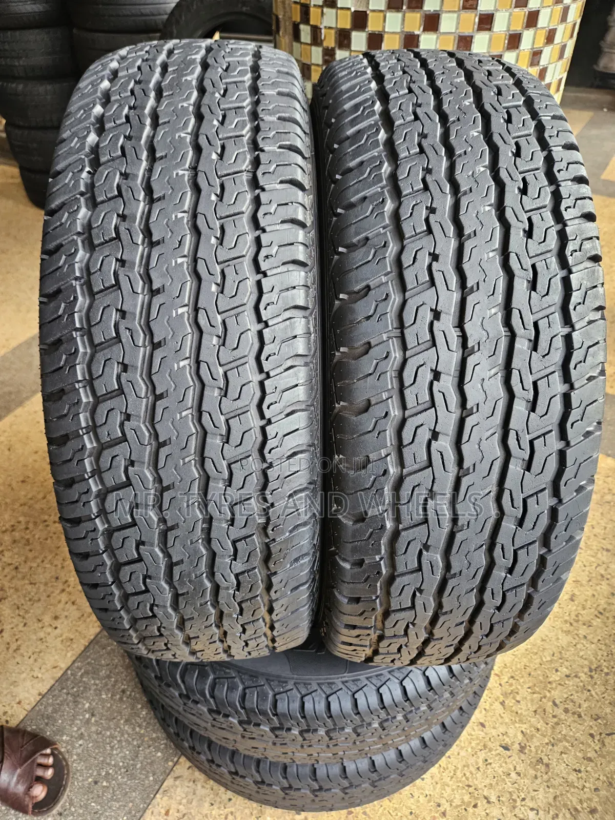265 70 R16 MRF Used Only 3days Then We Changed Everything Plus Rims So