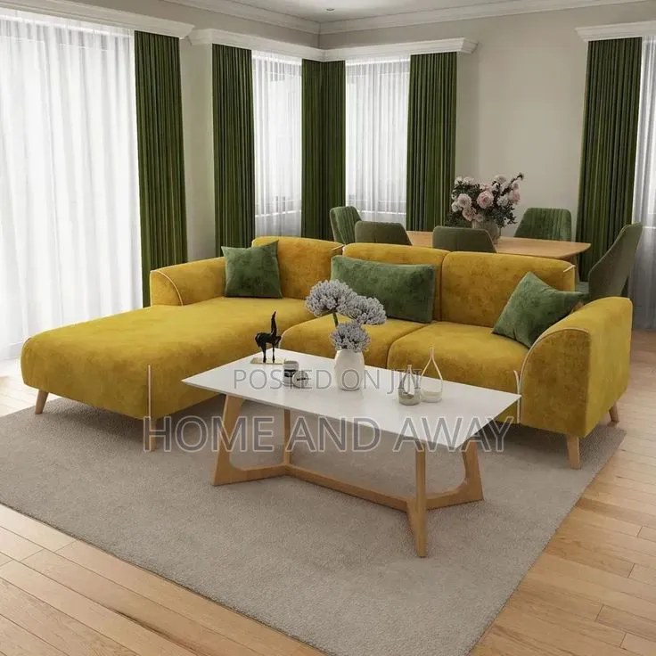 4 Seaters L Sofa Bed Velvet Sofas in Any Colour From 1,300,000/-