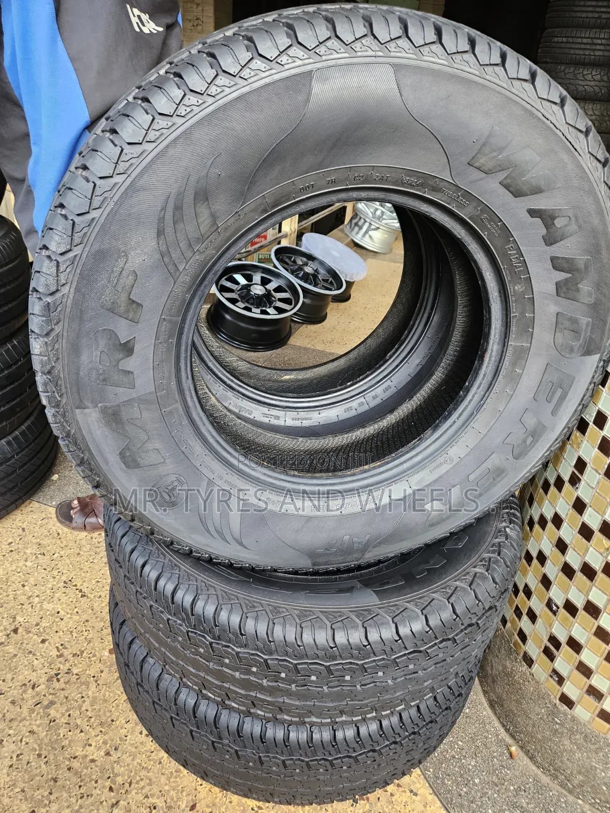 265 70 R16 MRF Used Only 3days Then We Changed Everything Plus Rims So