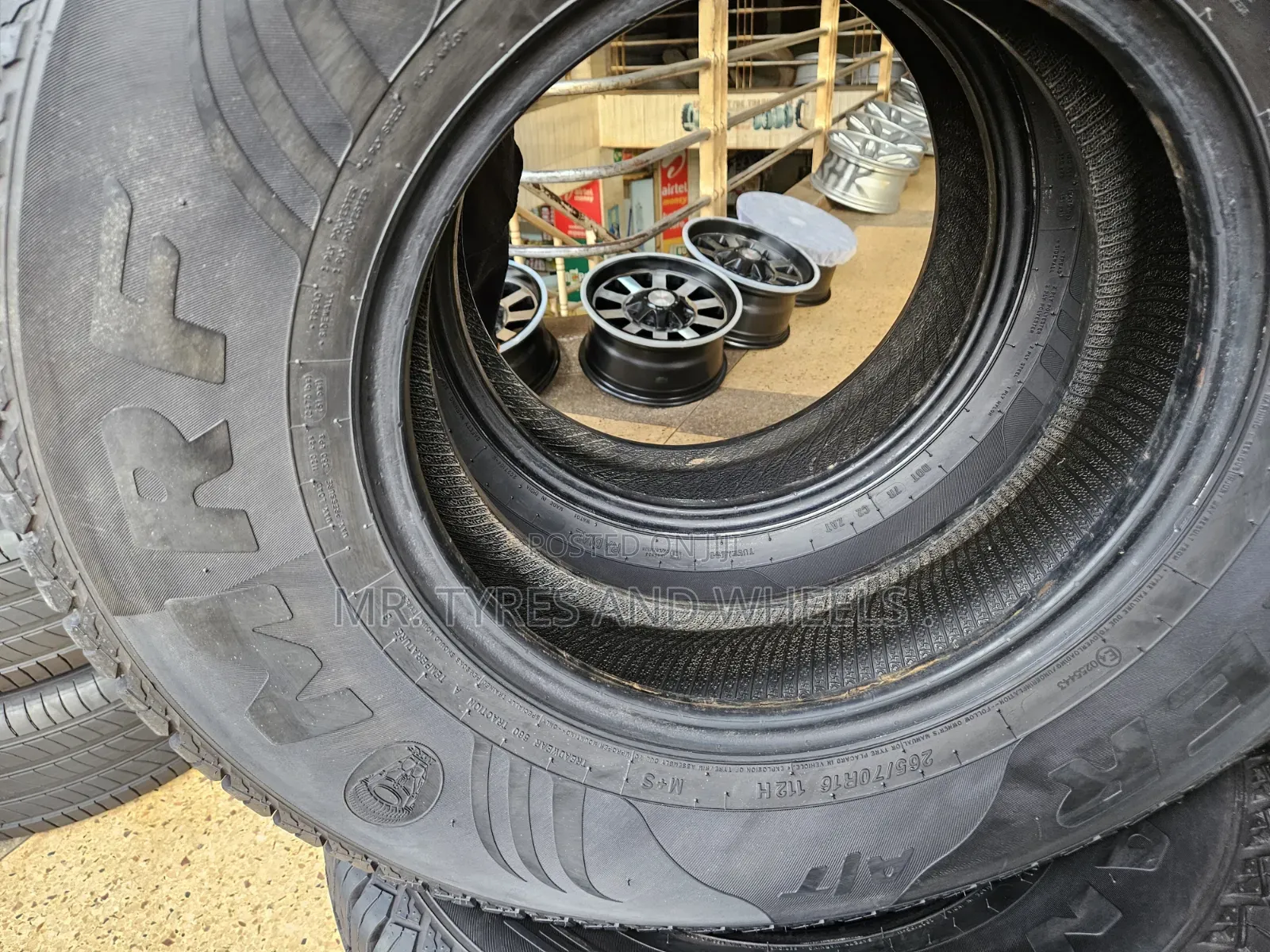 265 70 R16 MRF Used Only 3days Then We Changed Everything Plus Rims So