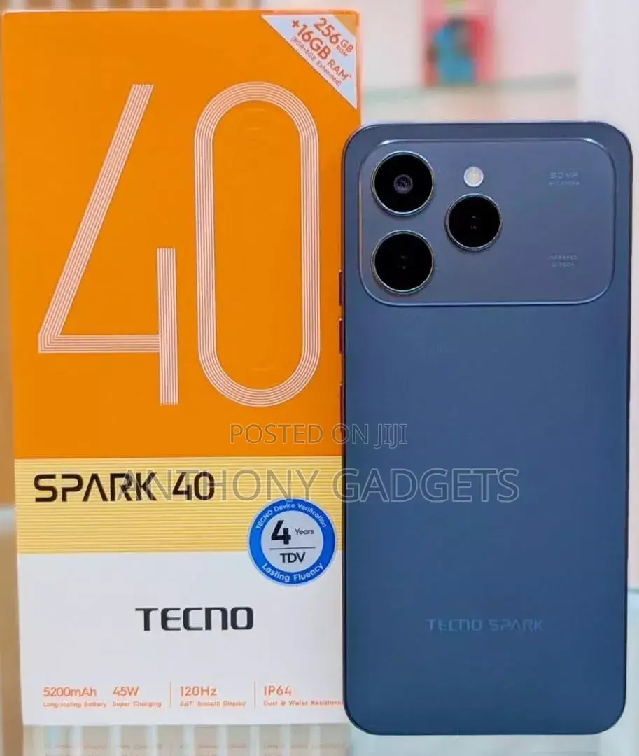 New Tecno Spark 40 256 GB Blue