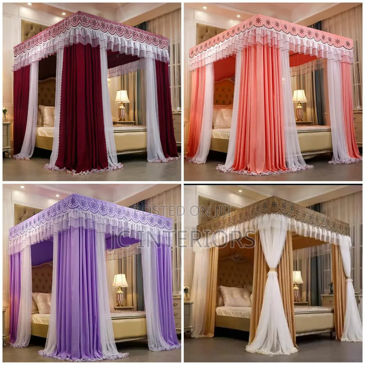 4stand Curtain Mosquito Net 5x6, 6x6