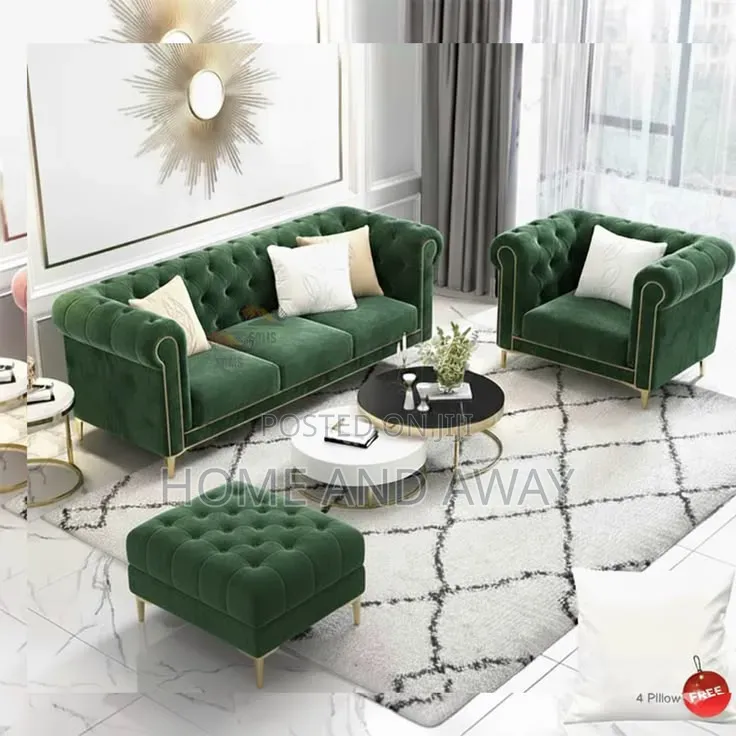 5 Seaters Chester Back Sofa Sets Any Colour 1,600,000/- With Delivery