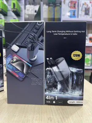 4 in 1 Car Charger 120w