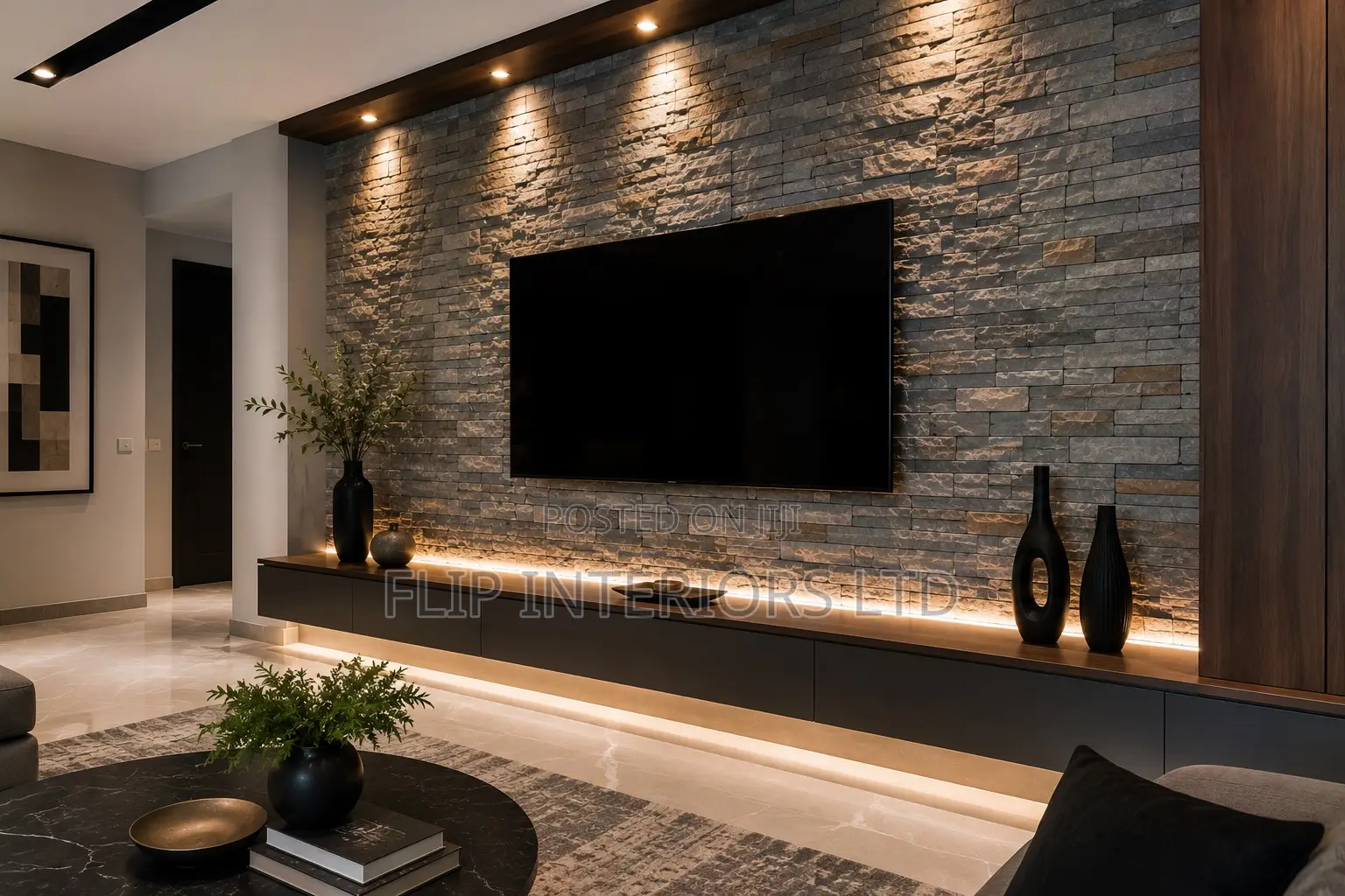 Luxury Interior Stone Texture Wall Cladding Services