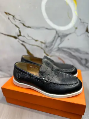Loafers Leather Black