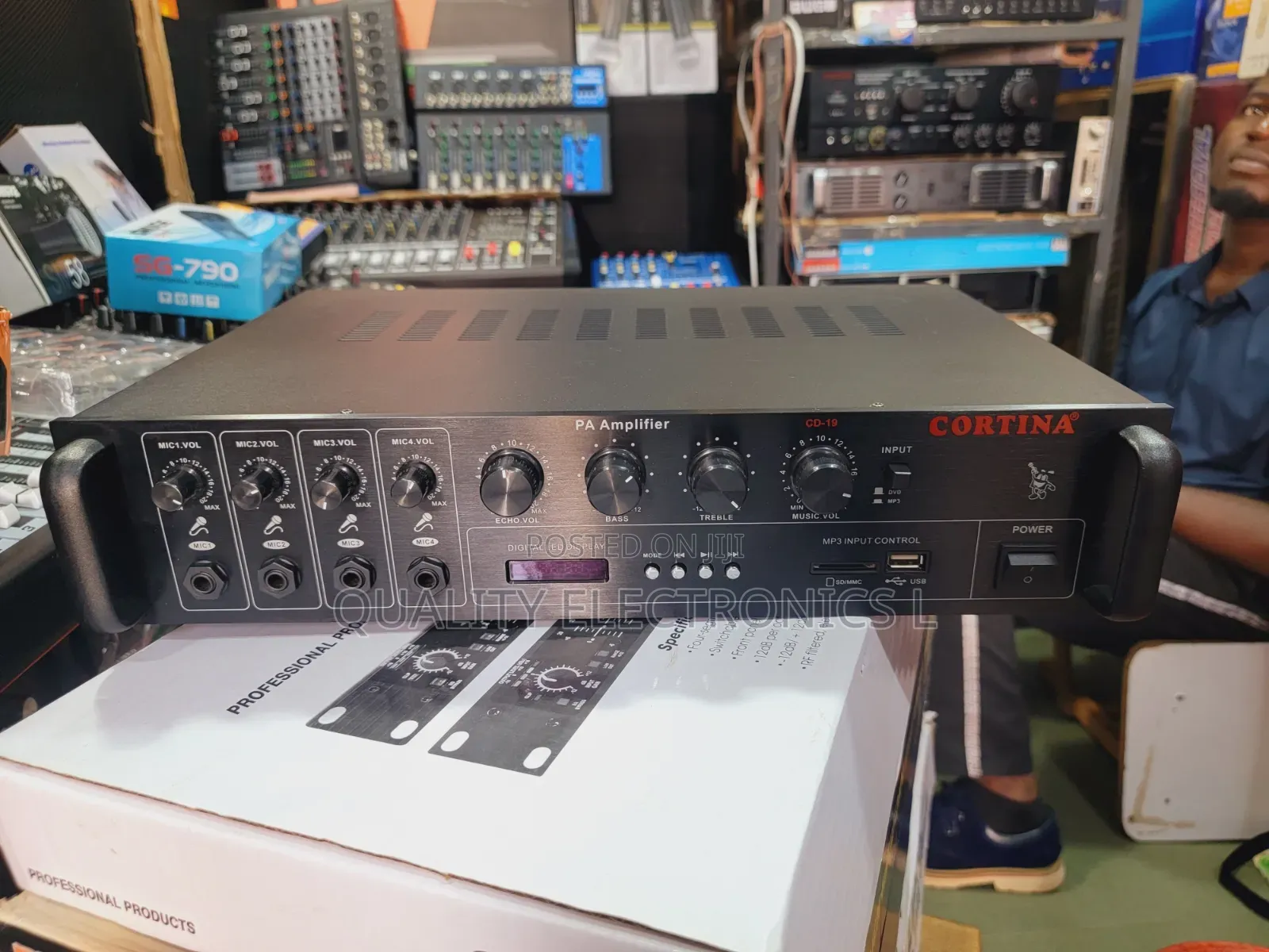Cortina Cd19 4 Channel Powerful Amplifier