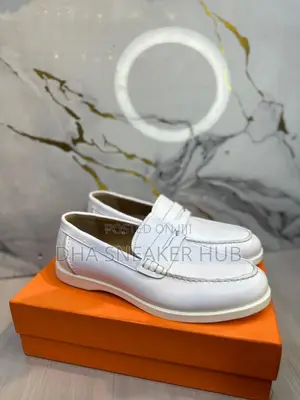 Loafers Leather White