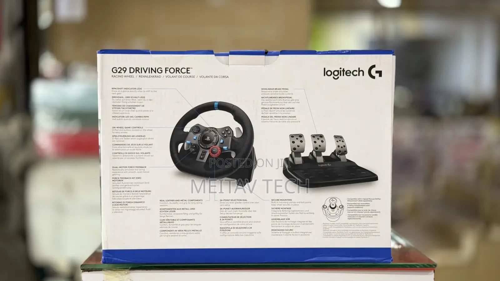 Logitech G29 Driving Force Racing Wheel And Floor Pedals
