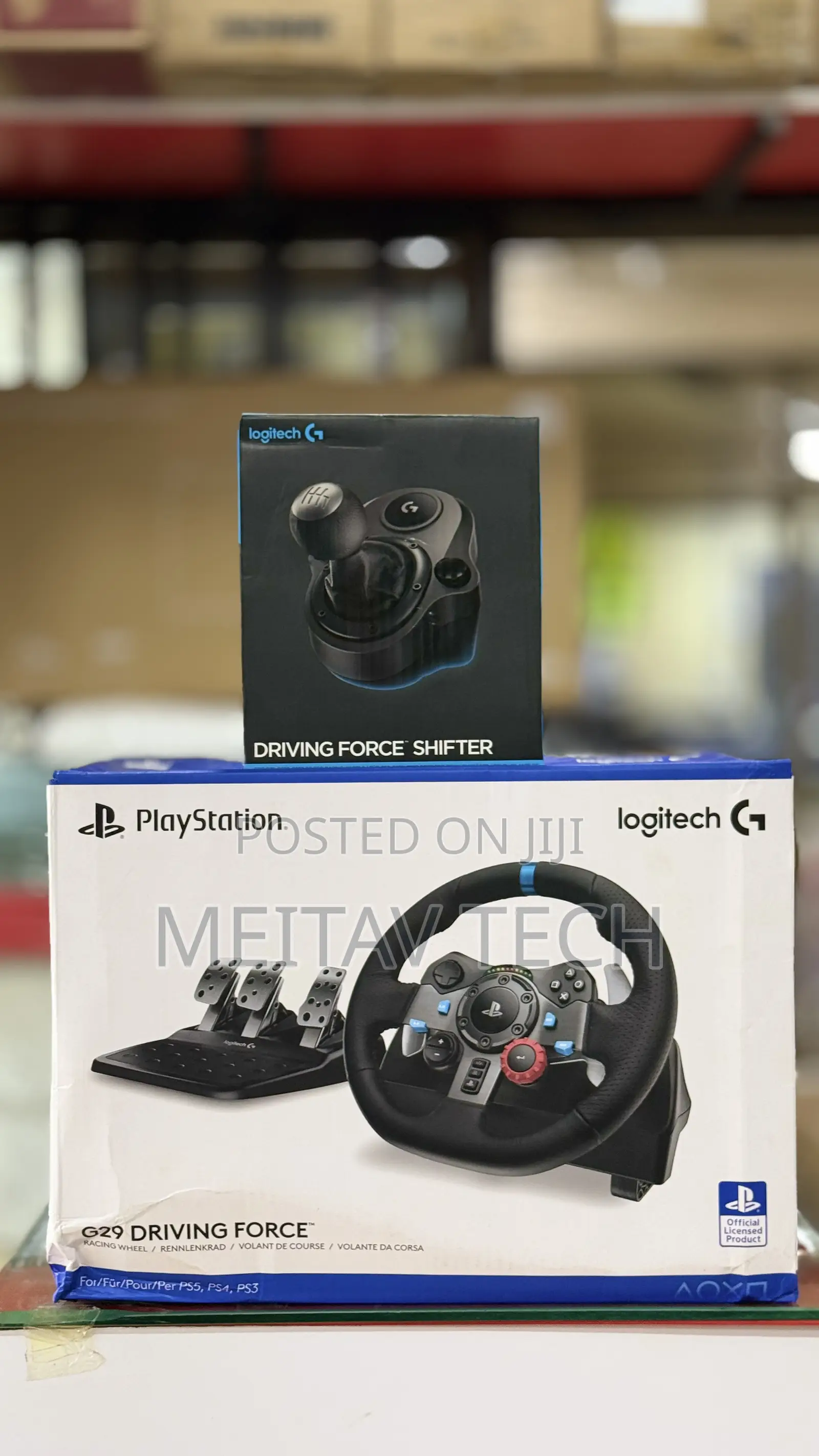 Logitech G29 Drive Force Race Wheel With Shifter For Ps5/3/4/ Pc