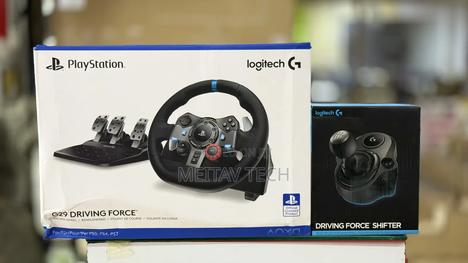 Logitech G29 Drive Force Race Wheel With Shifter For Ps5/3/4/ Pc