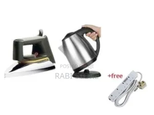 3 in One Flat Iron, Kettle and Extension 4 Slots