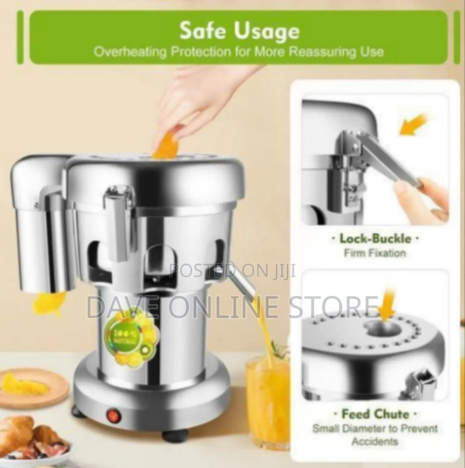 Professional Commercial Grade Stainless Steel Juice Extractor