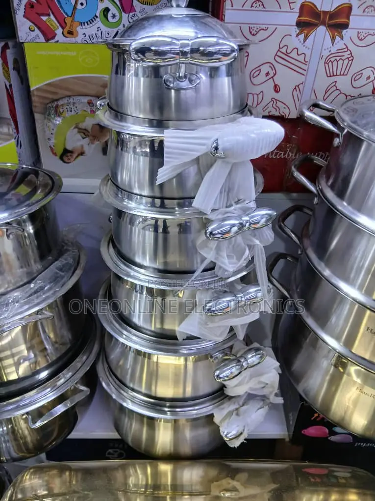 6pc Stainless Steel Cookware Sets