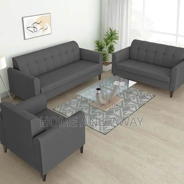 Smoke Grey Pinched 6 Seaters Box Sofas With Delivery From 1,500,000/-