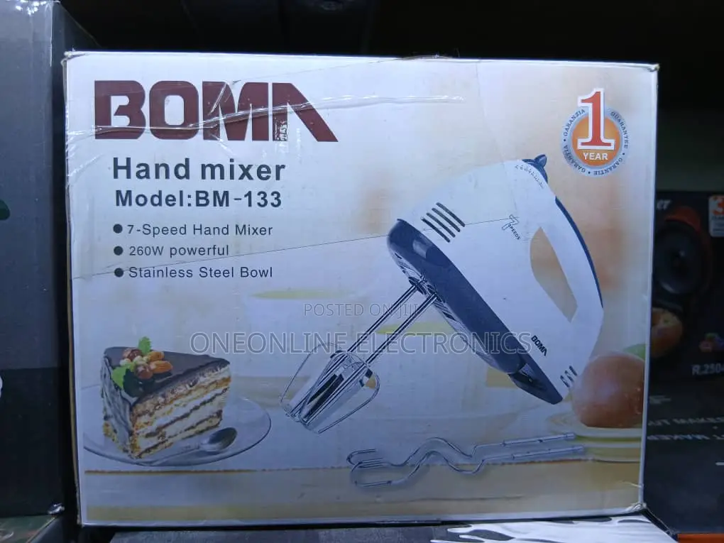 Boma Hand Mixer, Model Bm-133.