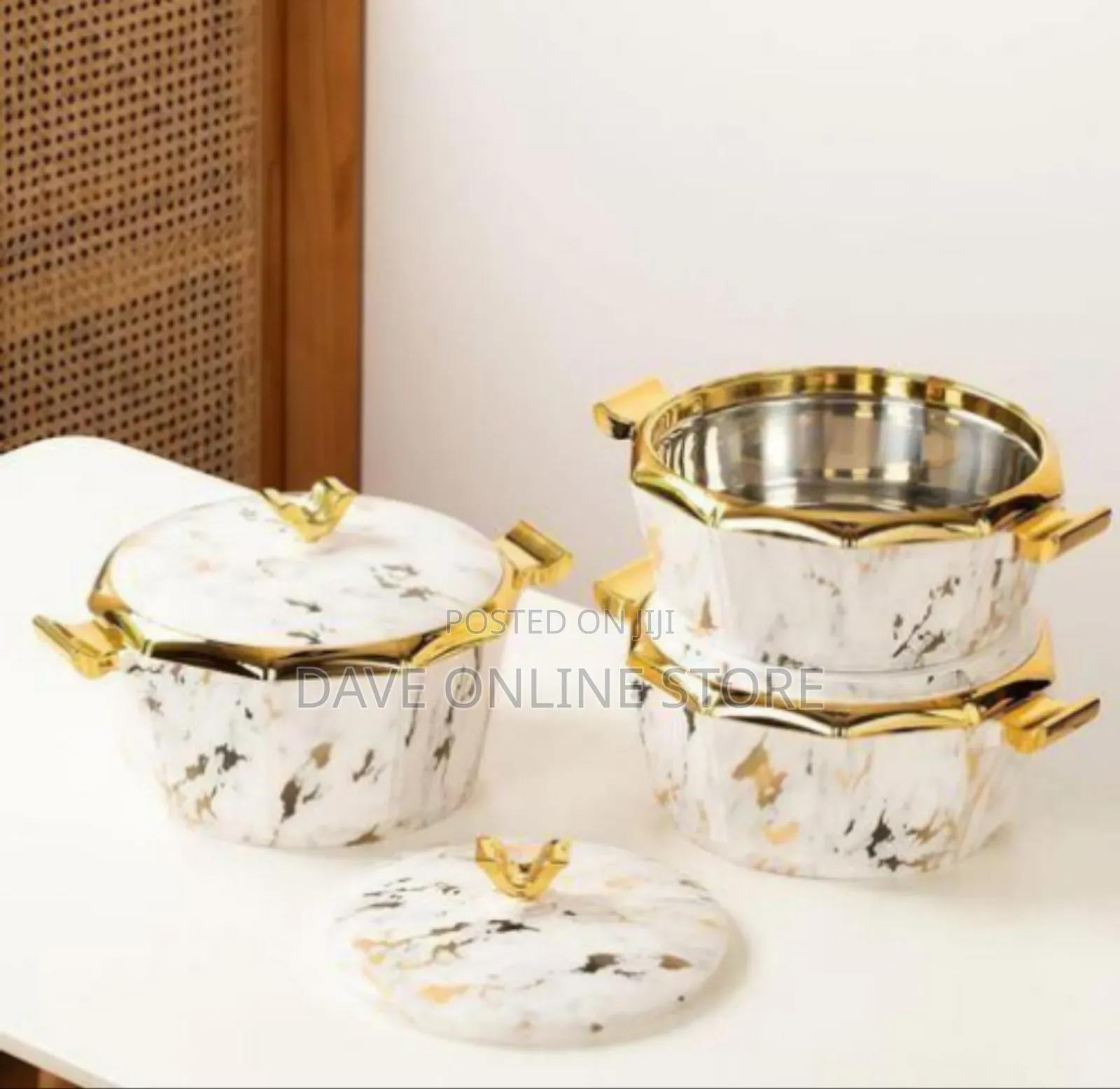 Elegant Insulated Serving Casseroles / Food Warmer Set