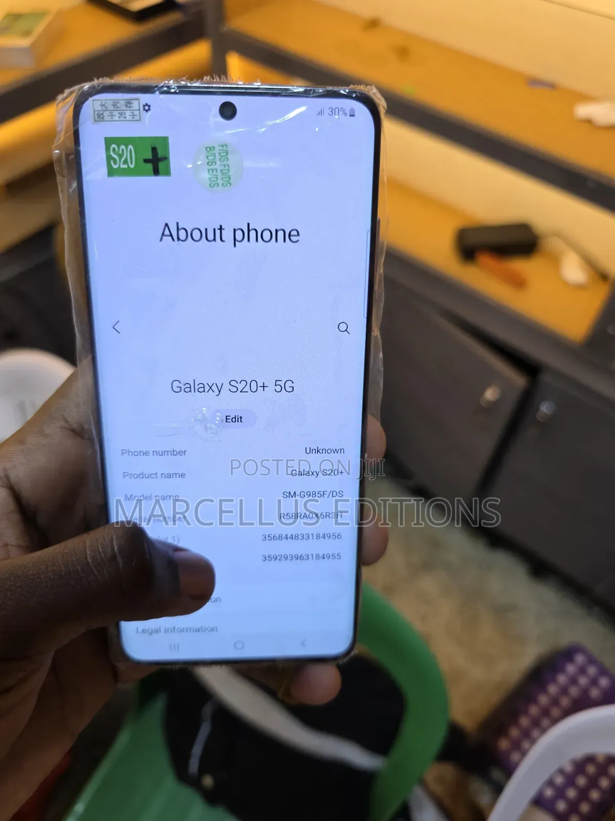 Samsung Galaxy S20+ 5G 256 GB Black