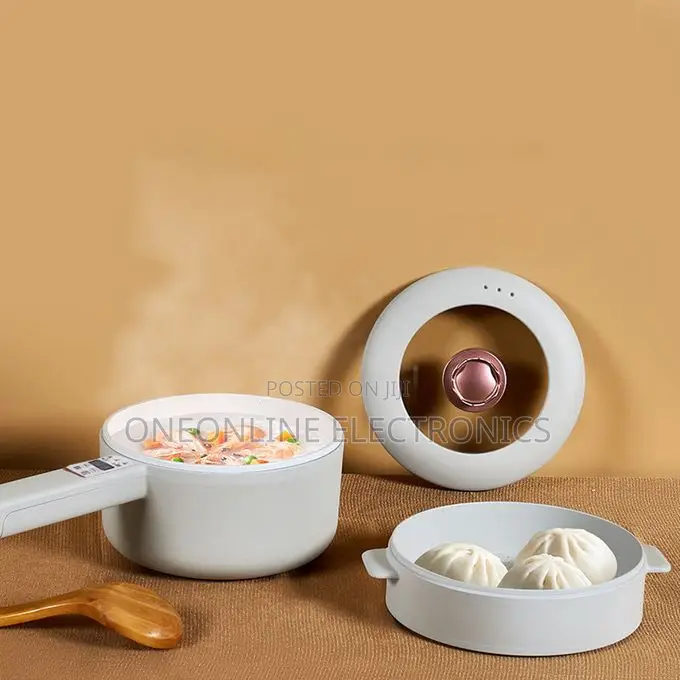 Multipurpose Non-Stick Electric Hot Pot Stew Steamer Saucepan