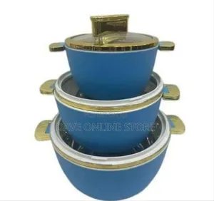 Insulated Food Warmer Casserole Set With Lids (1.8l+3.5l+6l)