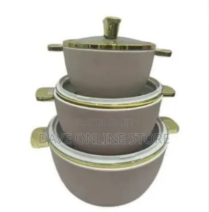Insulated Food Warmer Casserole Set With Lids (1.8l+3.5l+6l)