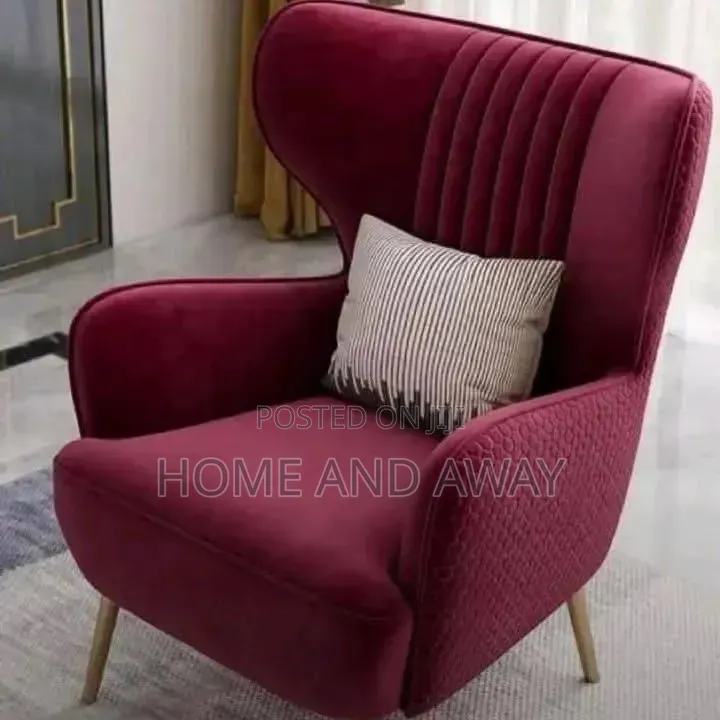 Winged Single Sofa Couches In Any Colour From 700,000/- With Delivery