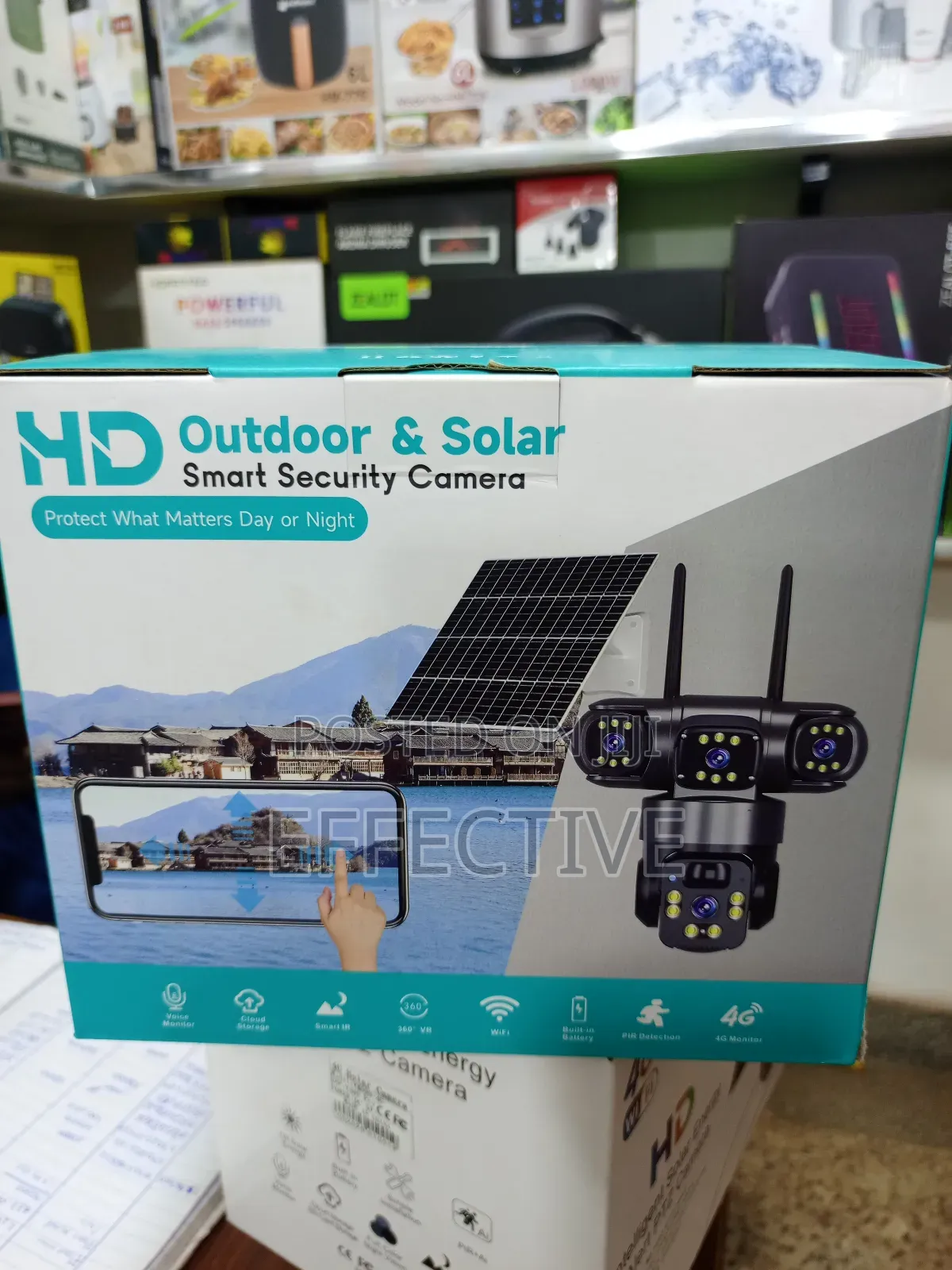 Wireless Outdoor Solar Security Camera.