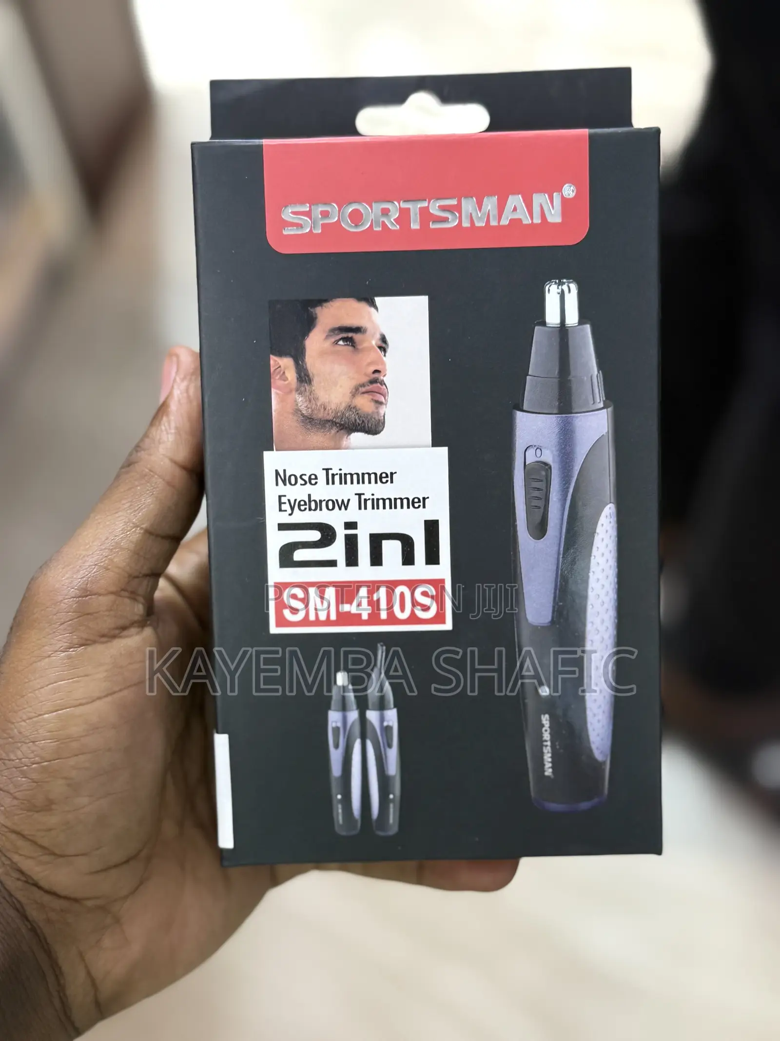 Sportsman 2-in-1 Nose and Eyebrow Trimmer (Sm-410s)
