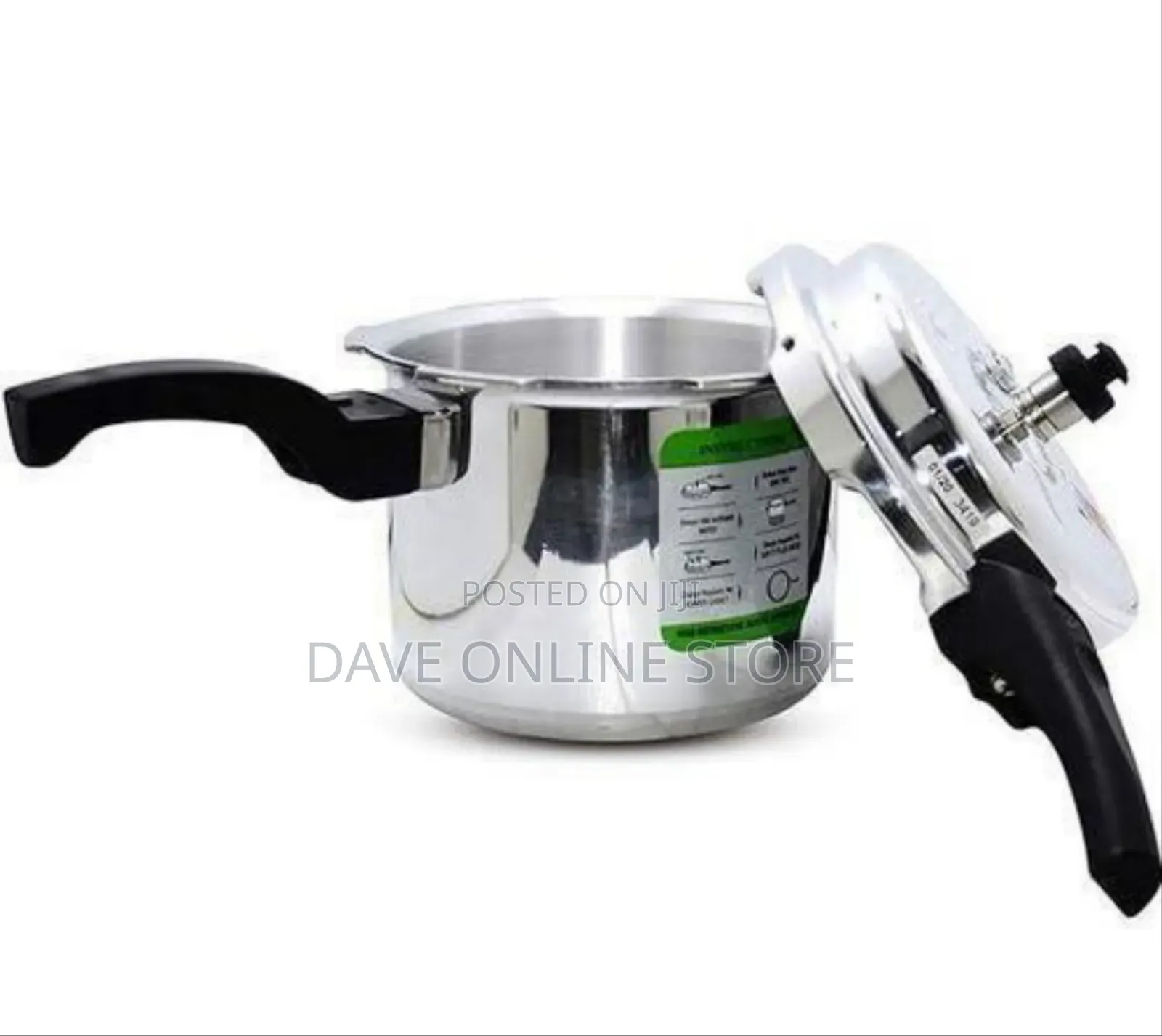 Sonashi Professional Aluminum Pressure Cooker With Safety Valve