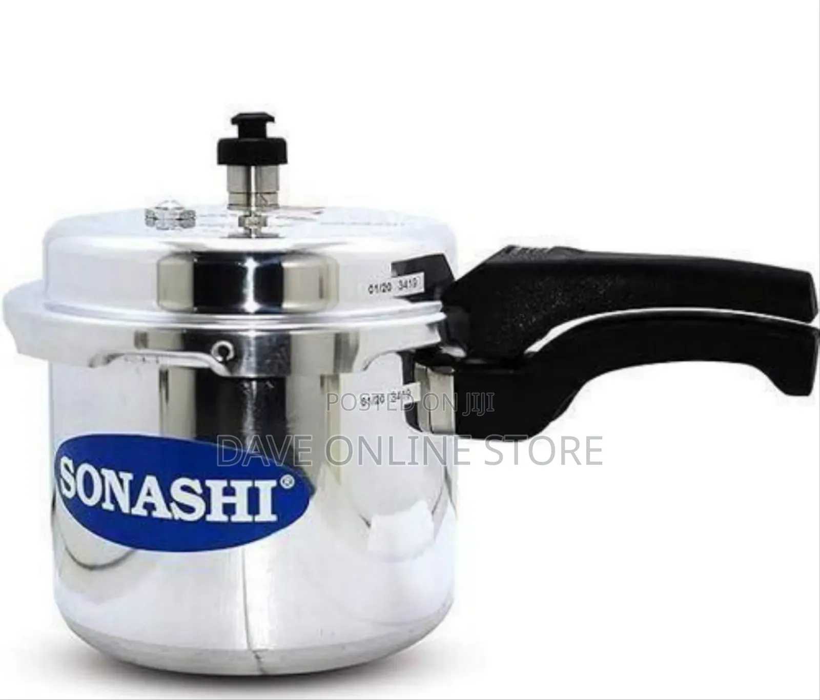 Sonashi Professional Aluminum Pressure Cooker With Safety Valve